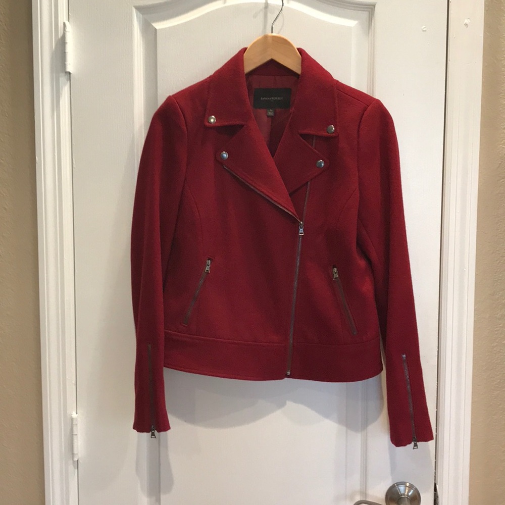 Banana Republic burgundy jacket